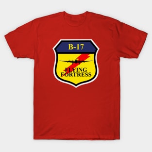 B-17 Flying Fortress Patch T-Shirt